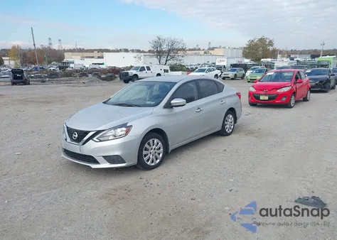 2016 Nissan Sentra Sv из США, поврежденный, VIN 3N1AB7AP8GY270132